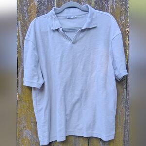 Zara Light Gray Men's Polo Shirt